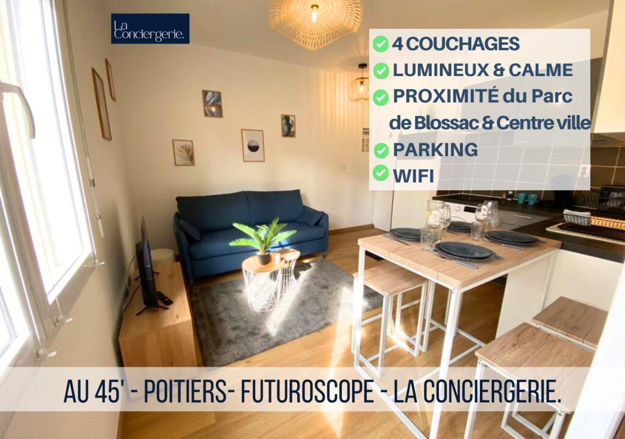 Au 45' - Poitiers - Futuroscope - La Conciergerieアパートメント エクステリア 写真